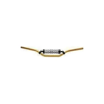 RENTHAL řídítka 7/8 CALA 22mm MX HANDLEBAR GOLD ENDURO PADDED, barva žlutá s hrazdou HONDA CR 125 RH - J - K - L rok 87-94