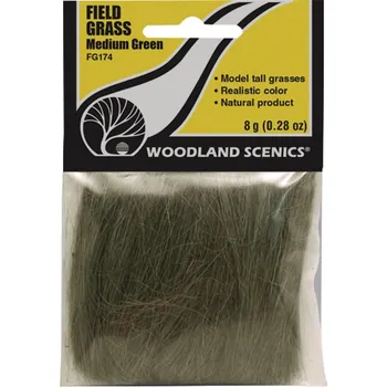 Modelová železnice vysoká polní tráva středně zelená Woodland Scenics FG174