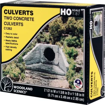 Modelová železnice vodní propustek betonový Woodland Scenics C1262