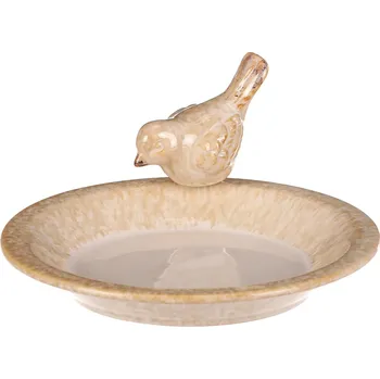 Autronic Pítko keramické - s ptáčkem, barva šedá. - KEV305-M