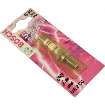 Zapalovací a žhavicí svíčka Zapalovací svíčka MOTOCYKL - MOTO - SKŮTR - SNĚŽNÝ SKŮTR - BOSCH (BOSCH Super Special 639 UR2CC)