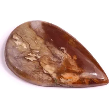 Korálek Kabošon Purple Chalsydony č.2988 (38x24x5mm)