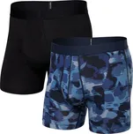 Boxerky Saxx Droptemp Cooling Cotton Bb Fly 2Pk Velikost: M / Barva: tmavě modrá