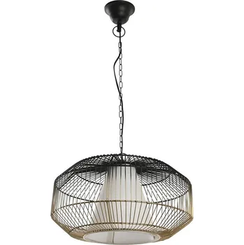 Stojací lampa Stropní světlo DKD Home Decor 42 x 42 x 23 cm Černá Zlatá Železo 50 W