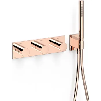 Sprchový set TRES B-SYSTEM 24K Rose Gold 30735301OP