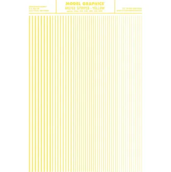 Modelová železnice propisot pruhy žluté Woodland Scenics MG763