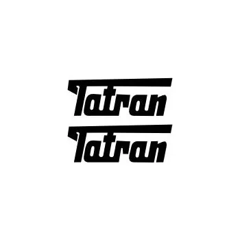 Modelová železnice obtisk loga TATRAN na rychlíkové vozy 2ks Obtisky Jiran n0104
