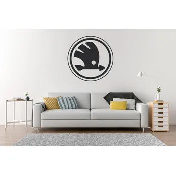 Samolepící dekorace Lepy.cz Samolepka na zeď Škoda Velikost (šířka x výška): 30x30cm, Barevná varianta: Mátová zelená