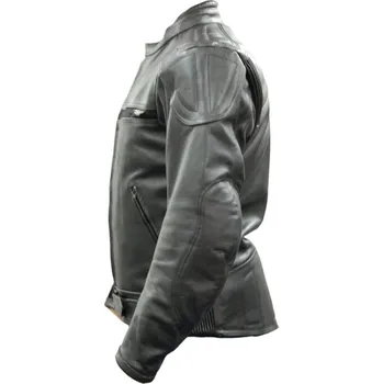 Moto bunda MODEKA GHOST kožená černá bunda na motorku 50