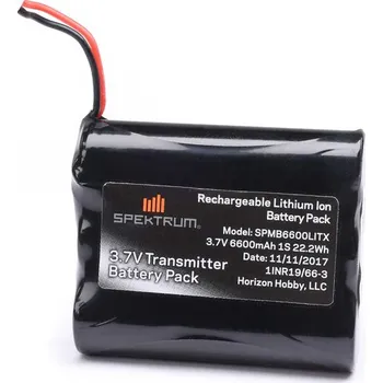 RC náhradní díl Spektrum baterie vysílače LiIon 3.7V 6600mAh XH-1S: NX6/NX8/NX10/iX12