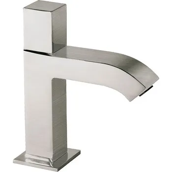 Vodovodní baterie TRES CUADRO ocel umyvadlová baterie ventil pro jednu vodu 00750301AC