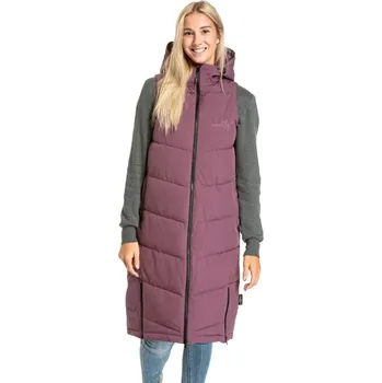 Dámská vesta Dámská zimní dlouhá vesta Meatfly Tama fialová L