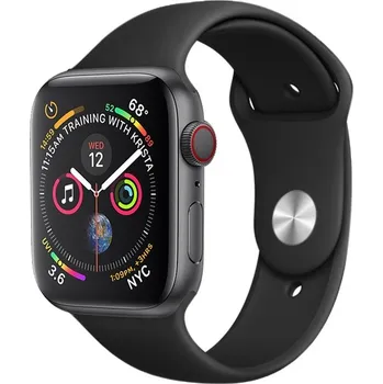 Řemínek na hodinky AW Jednobarevný řemínek na Apple Watch - Černý Šířka uchycení řemínku: 44/45/46/49mm, Délka řemínku: Dámský - S/M (13 - 19cm), Barva: Černý IR-MJ01-096