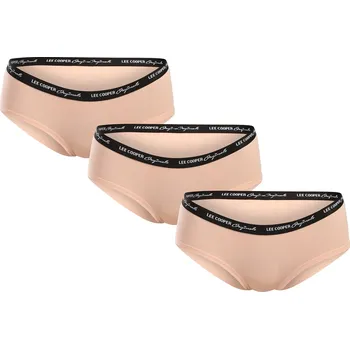 Kalhotky 3PACK dámské kalhotky Lee Cooper béžové (PO41046) XL Možnost vrácení zboží ZDARMA do 120 dnů!