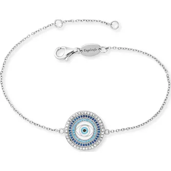 Náramek Engelsrufer Stříbrný náramek Oko štěstí se zirkony ERB-EYE-ZIM + 2 měsíce na vrácení zboží