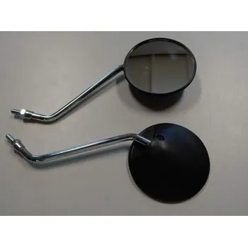 Zrcátko pro motocykl GZ zrcátka univerzální BEZ HOMOLOGACE (M8/1,25) závit pravý/levý, barva černá (sada 2 kusů)