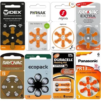 Článková baterie Testovací set 13 / PR48, baterie do naslouchadel za zvýhodněnou cenu