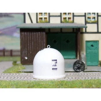 Modelová železnice kontejner na bílé sklo kulatý BDDP 23347