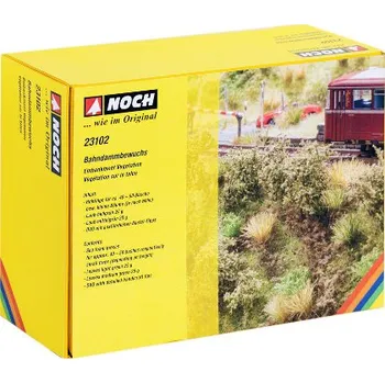 Modelová železnice vegetace železničního náspu Noch 23102