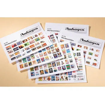 Modelová železnice reklamní cedule Auhagen 42659