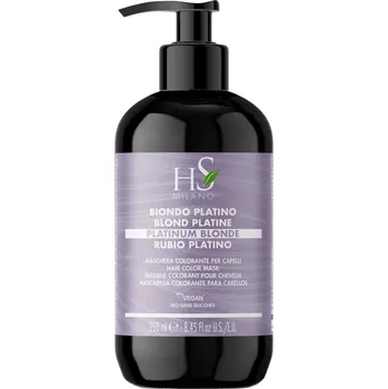 Vlasová regenerace HS Milano Color Mask barvící maska na vlasy 250 ml Platinum Blonde + Prodloužená možnost vrácení zboží do 30 dnů.