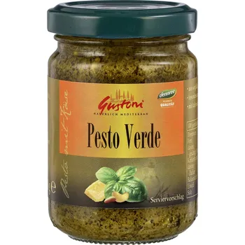 Omáčka Gustoni Pesto Verde 140 g bio