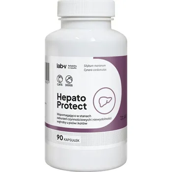 LAB-V Hepato Protect - Podpora funkce jater pro psy a kočky 90 kapslí