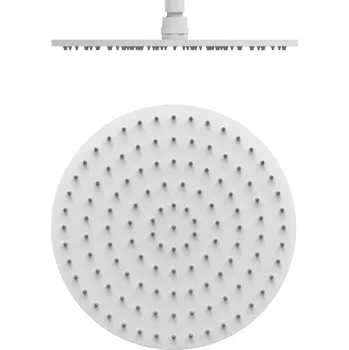 Sprchová hlavice Tres Sprcha hlavová kulatá bílá mat 300mm (mosaz) 13413730BM