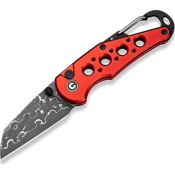 kapesní nůž Civivi Pragma C23062B-DS1 Red Aluminum Damascus