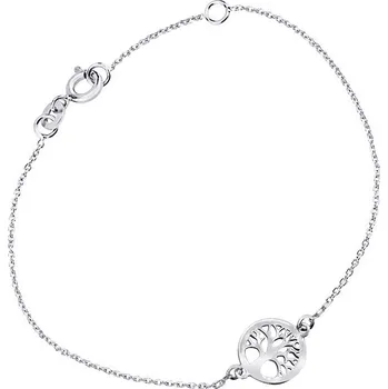Náramek Cutie Jewellery Náramek z bílého zlata strom života Z5030-60-X-2