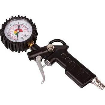 Příslušenství ke kompresoru Hustič pneu s manometrem, rychlospojka 1/4" - HTA830042