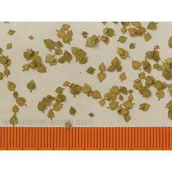 Modelová železnice stromové listí lípa - extra barvy, podzim 100 ks Model Scene l4-103