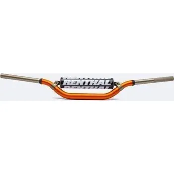 RENTHAL řídítka 7/8 CALA 22mm MX MINI HANDLEBAR ORANGE KAWASAKI KX 65 02-16 PADDED, barva oranžová s hrazdou KTM EXC 200 (Six days) rok 01-10