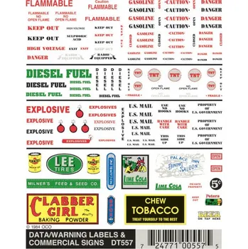 Modelová železnice propisot reklamní cedule Woodland Scenics DT557