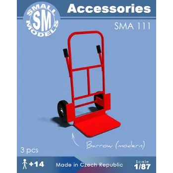 Modelová železnice rudly - moderní typ (3 ks) Small Models 111