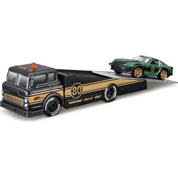 autíčko Maisto - Design Elite Transport, Missile Tow Flatbed + 1987 Buick Regal T-Type, 1:64