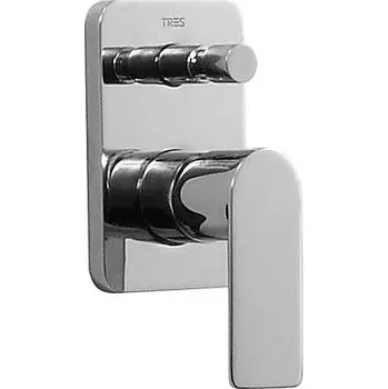 Vodovodní baterie Tres LOFT chrom sprchová podomítková baterie 20018001