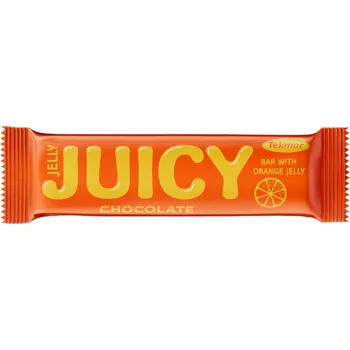 Tyčinka s želé pomeranč v hořké čokoládě - Juicy bar Chocolate - Tekmar 40g
