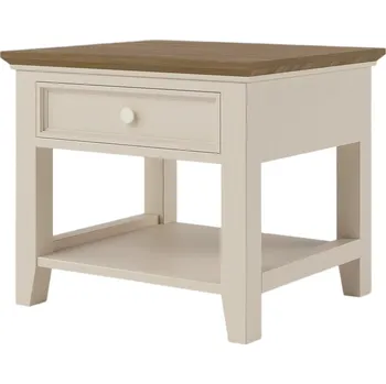 Komoda Konferenční stolek PROVENCE S4P z masivu krémový Barevné provedení: Krémová, Provedení: šuplíky bez pojezdů