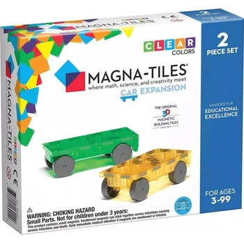 ostatní stavebnice Magna-Tiles Magnetická stavebnice Cars 2 dílná Green/yellow