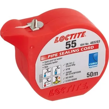 Průmyslové lepidlo Henkel těsnicí nit LOCTITE 55 - 50m LC55-50