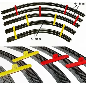 Modelová železnice držáky pro výrobu paralelní tratě Märklin C-Gleis Proses PPT-HO-MC