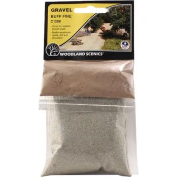 Modelová železnice štěrk Gravel okrový jemný Woodland Scenics C1288