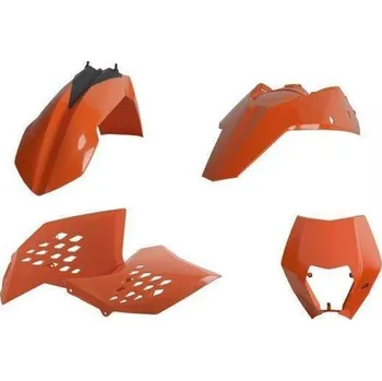 POLISPORT kompletní plasty KTM EXC/EXC-F 08-11, barva OEM (11) s krytem světla (8666700001) KTM EXC F 350 rok 08-11