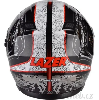Helma na motorku Lazer Bayamo Helter černá-šedá-bílá integrální helma, přilba na motorku XL