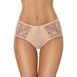 Gabidar Bavlněné dámské kalhotky s krajkou 101 béžové Velikost: XL