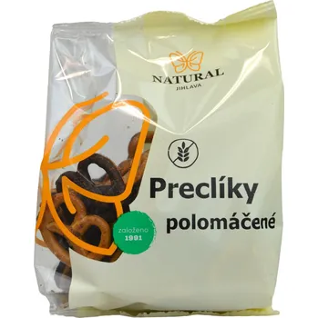 Cukrovinka Natural Preclíky polomáčené bez lepku bez lepku 80g