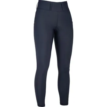 Jezdecké kalhoty HKM Legíny jezdecké Jil High Waist HKM, s gripem na kolenou, dámské, deep blue 52
