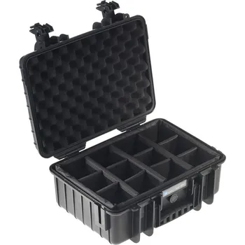 B&W Outdoor Cases Type 4000 / Black (divider system)