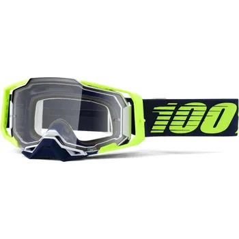 Motocyklové brýle 100% MX brýle ARMEGA brýle Deker, čiré plexi